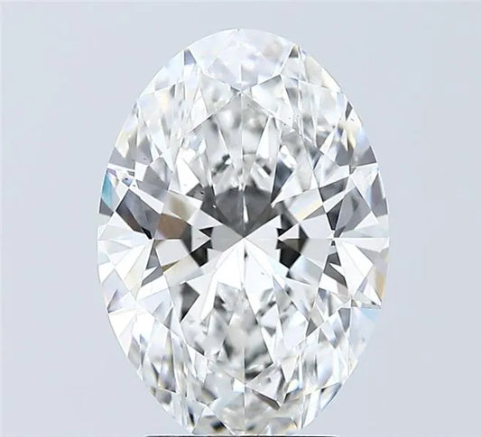 3.02ct Oval Lab Grown Diamond (Colour E, Clarity VS2, IGI Certified)
