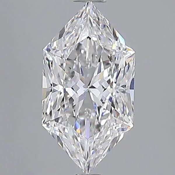 3.03ct hexagonal lab grown diamond (colour e, clarity vvs2, igi certified)