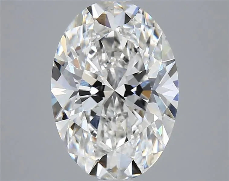 3.03ct oval lab grown diamond (colour f, clarity vvs2, igi certified)