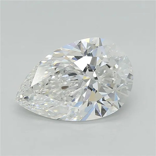 3.03ct Pear Lab Grown Diamond (Colour D, Clarity VVS2, IGI Certified)