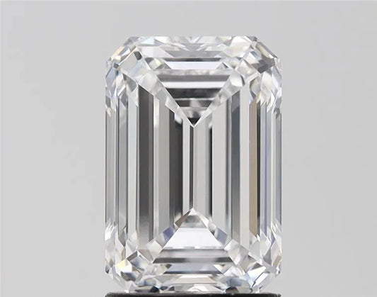 3.04ct Emerald Lab Grown Diamond (Colour E, Clarity VVS2, GIA Certified)
