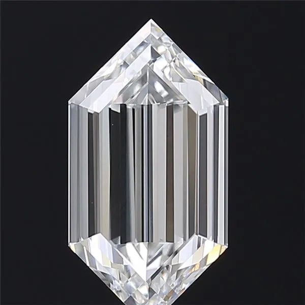 3.04ct Hexagonal Lab Grown Diamond (Colour E, Clarity VVS2, IGI Certified)