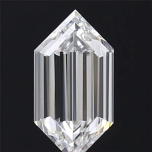 3.04ct Hexagonal Lab Grown Diamond (Colour E, Clarity VVS2, IGI Certified)
