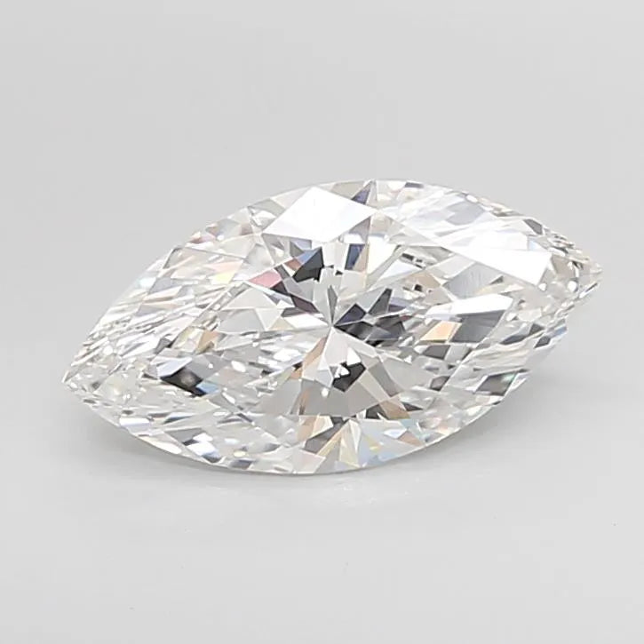 3.04ct marquise lab grown diamond (colour f, clarity vvs2, igi certified)