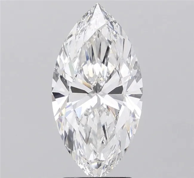 3.04ct Marquise Lab Grown Diamond (Colour F, Clarity VVS2, IGI Certified)