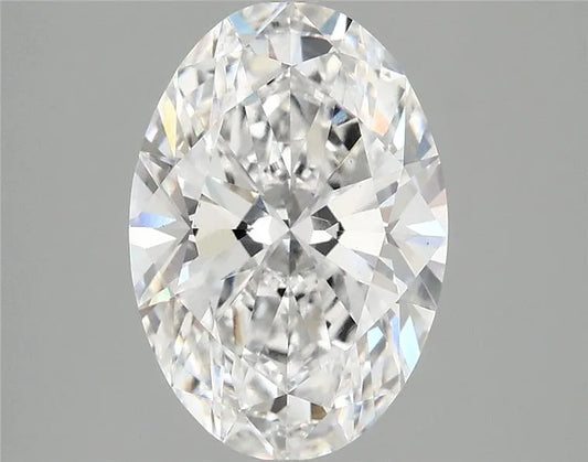 3.04ct Oval Lab Grown Diamond (Colour E, Clarity VS1, IGI Certified)