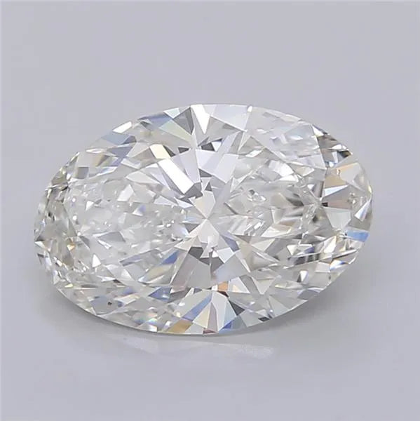 3.04ct oval lab grown diamond (colour g, clarity vvs2, igi certified)