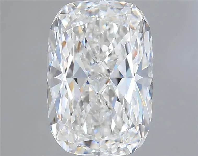 3.05ct cushion modified lab grown diamond (colour f, clarity vvs2, igi certified)