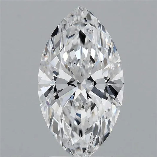 3.05ct Marquise Lab Grown Diamond (Colour D, Clarity VVS2, IGI Certified)
