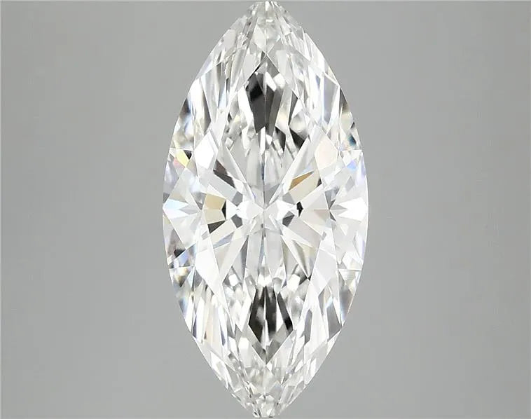 3.05ct marquise lab grown diamond (colour f, clarity vvs2, igi certified)