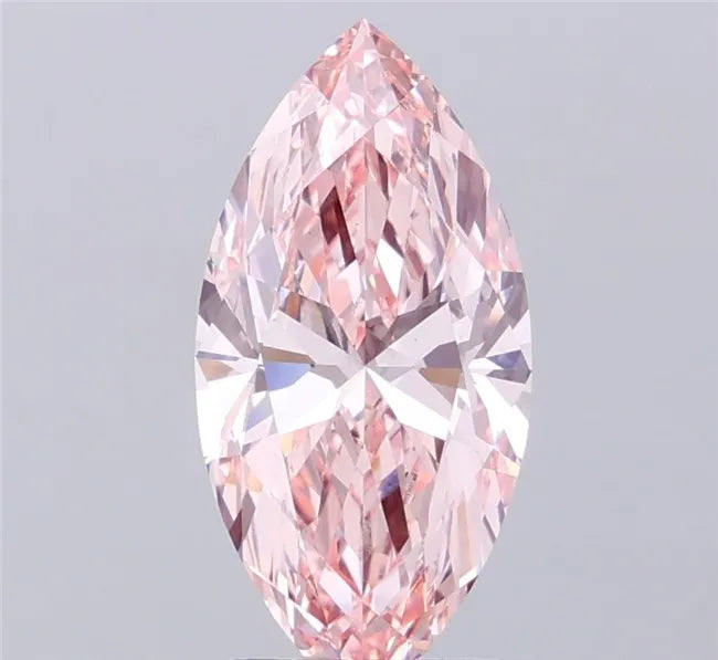 3.05ct Marquise Lab Grown Diamond (Colour Fancy Intense Pink, Clarity VS1, IGI Certified)