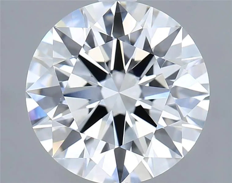 3.05ct round lab grown diamond (colour f, clarity vvs1, cut id, igi certified)
