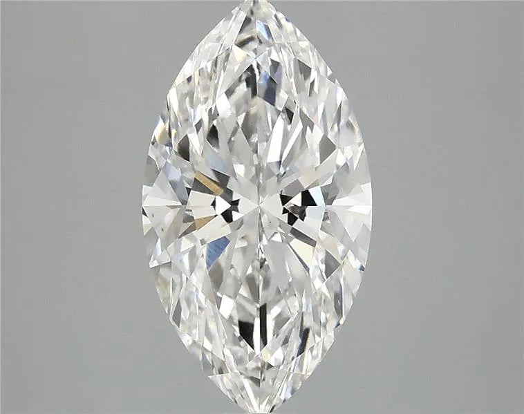 3.06ct marquise lab grown diamond (colour f, clarity vs2, igi certified)