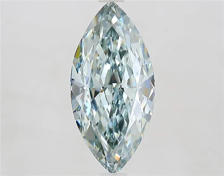 3.06ct Marquise Lab Grown Diamond (Colour Fancy Blueish Green, Clarity VS1, IGI Certified)