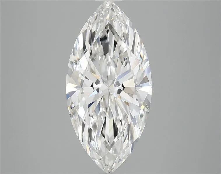 3.07ct marquise lab grown diamond (colour f, clarity vs2, igi certified)