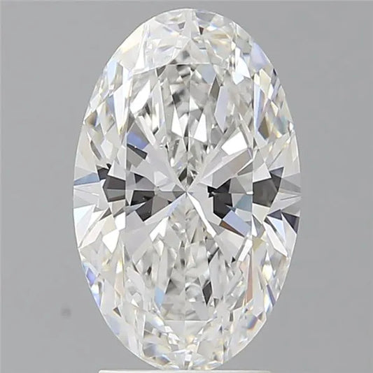 3.07ct Oval Lab Grown Diamond (Colour E, Clarity VVS2, IGI Certified)