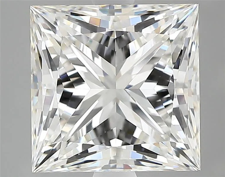 3.07ct princess lab grown diamond (colour f, clarity vvs1, igi certified)