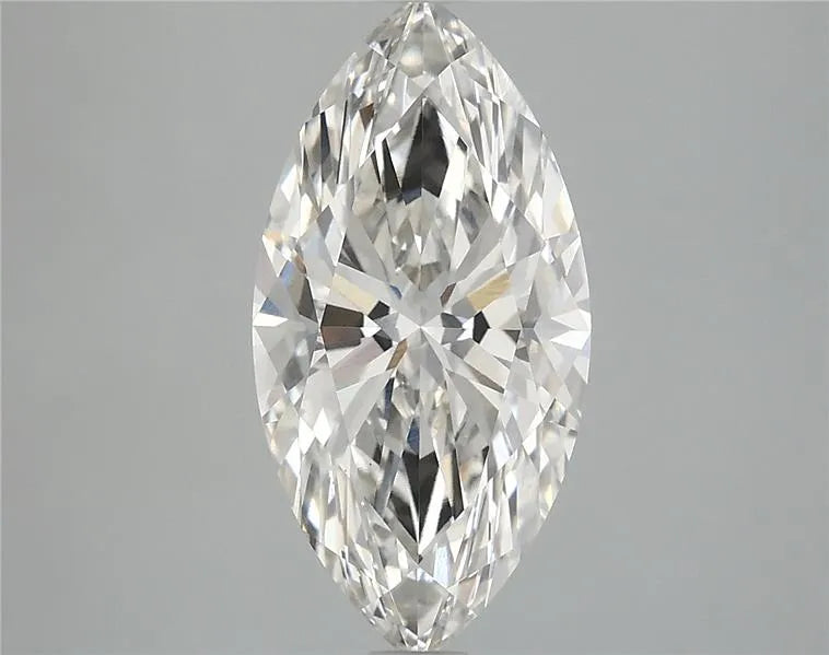 3.08ct marquise lab grown diamond (colour g, clarity vs1, igi certified)