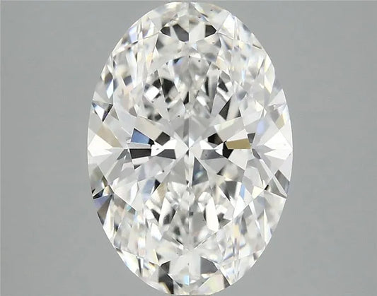 3.08ct Oval Lab Grown Diamond (Colour E, Clarity VS2, IGI Certified)