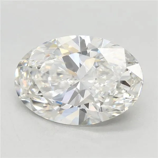 3.08ct oval lab grown diamond (colour f, clarity vvs2, igi certified)