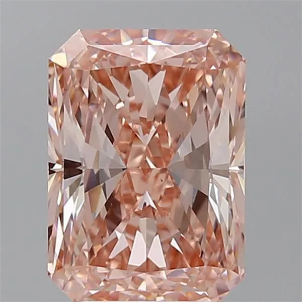 3.08ct radiant lab grown diamond (colour fancy intense pink, clarity vs1, igi certified)