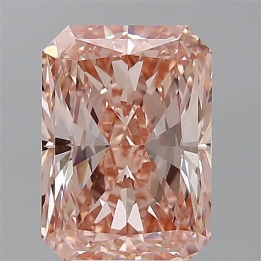3.08ct Radiant Lab Grown Diamond (Colour Fancy Intense Pink, Clarity VS1, IGI Certified)