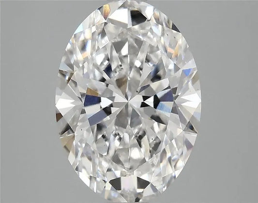 3.09ct Oval Lab Grown Diamond (Colour E, Clarity VS2, IGI Certified)