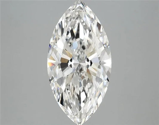 3.10ct Marquise Lab Grown Diamond (Colour F, Clarity VVS2, IGI Certified)