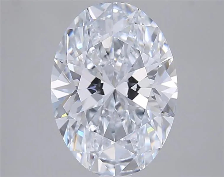 3.13ct oval lab grown diamond (colour e, clarity vvs1, igi certified)
