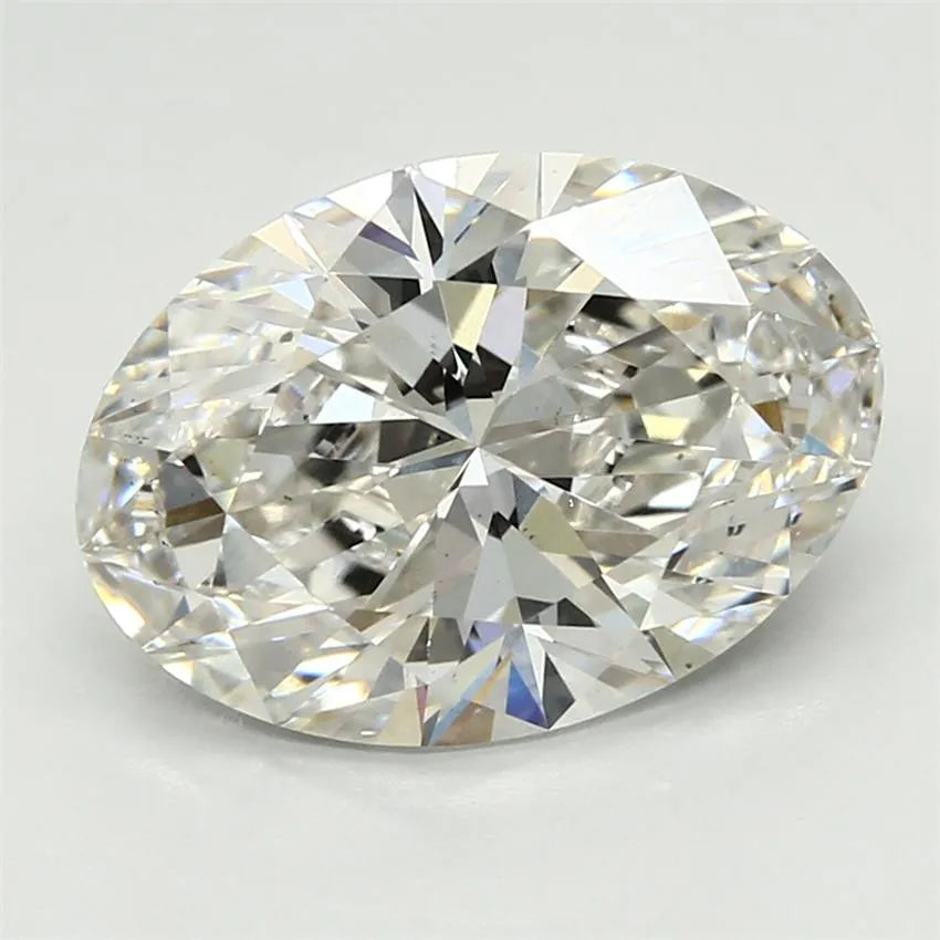 3.24ct oval lab grown diamond (colour g, clarity vs2, cut ex, igi certified)