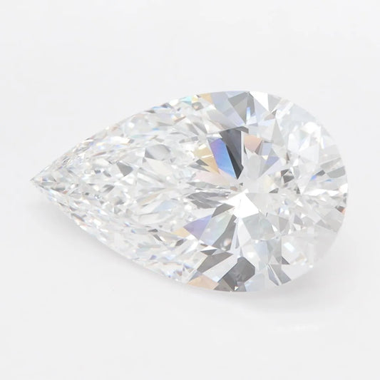 3.27ct Pear Lab Grown Diamond (Colour D, Clarity IF, IGI Certified)