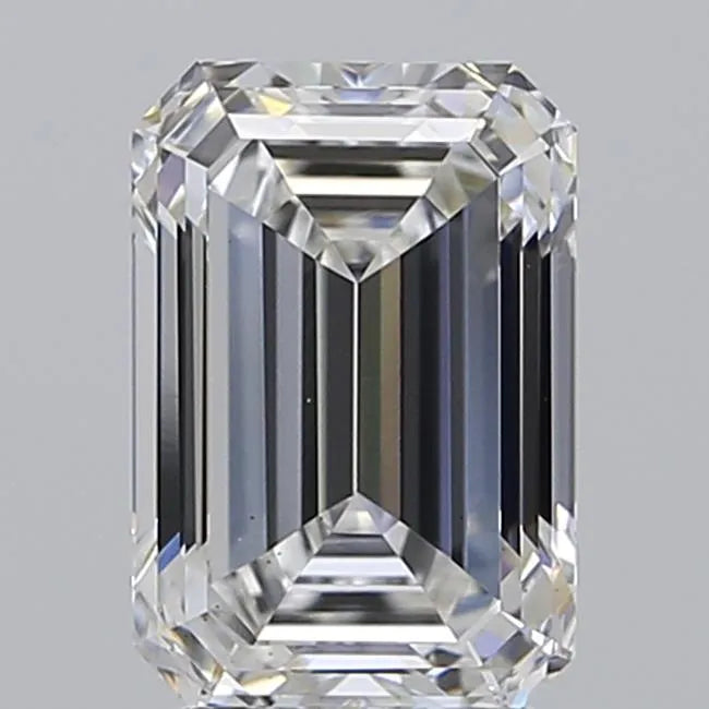 3.28ct emerald lab grown diamond (colour e, clarity vs2, igi certified)