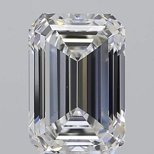 3.28ct Emerald Lab Grown Diamond (Colour E, Clarity VS2, IGI Certified)