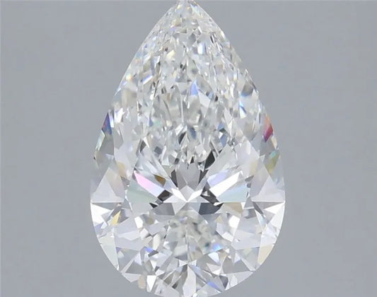 3.32ct Pear Lab Grown Diamond (Colour E, Clarity VVS2, IGI Certified)