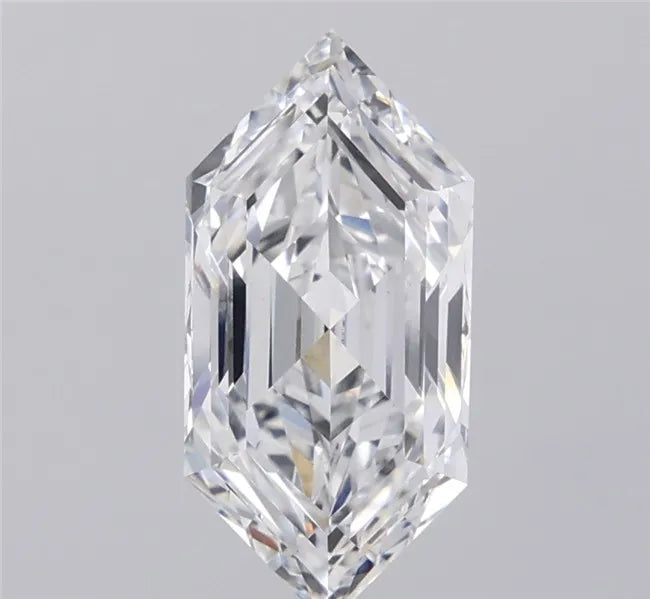 3.52ct hexagonal lab grown diamond (colour e, clarity vvs2, igi certified)