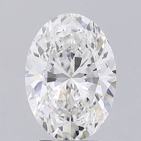 3.52ct Oval Lab Grown Diamond (Colour E, Clarity VS2, IGI Certified)