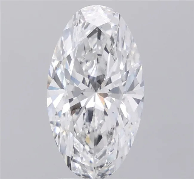 3.52ct Oval Lab Grown Diamond (Colour E, Clarity VVS2, IGI Certified)