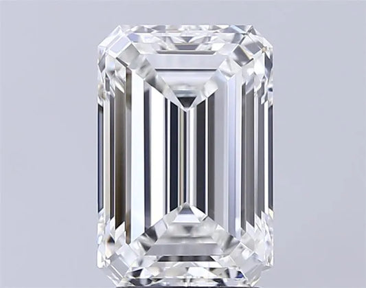 3.53ct Emerald Lab Grown Diamond (Colour F, Clarity VVS1, IGI Certified)