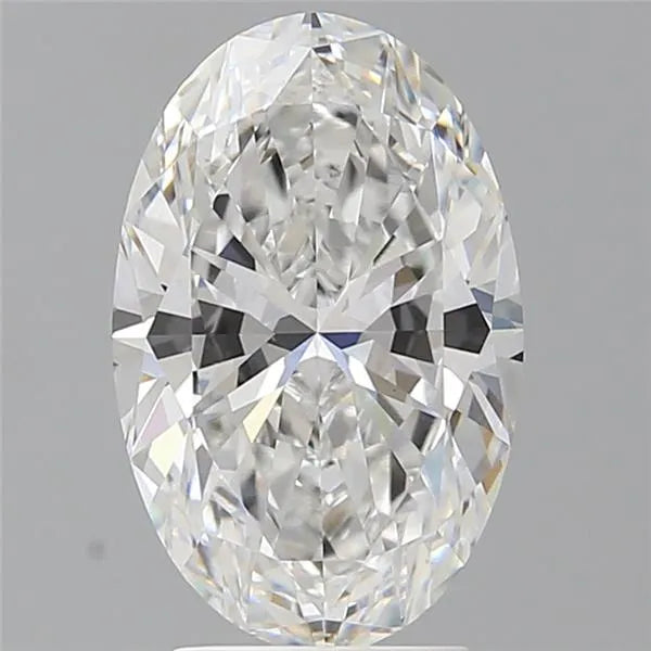 3.53ct oval lab grown diamond (colour d, clarity vvs2, igi certified)