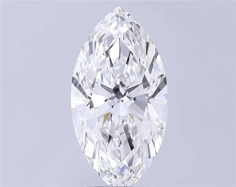 3.54ct marquise lab grown diamond (colour e, clarity vs1, igi certified)