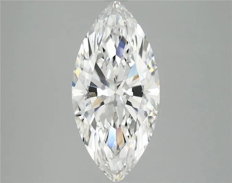 3.55ct marquise lab grown diamond (colour e, clarity vvs2, igi certified)