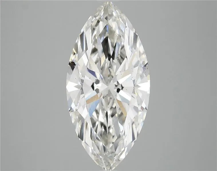 3.55ct marquise lab grown diamond (colour h, clarity vs2, igi certified)