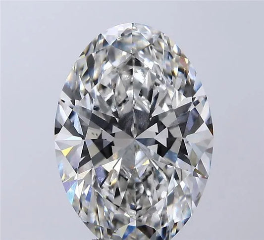 3.55ct Oval Lab Grown Diamond (Colour F, Clarity VVS2, IGI Certified)