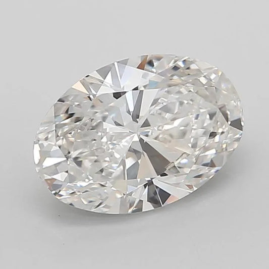3.55ct Oval Lab Grown Diamond (Colour F, Clarity VVS2, IGI Certified)