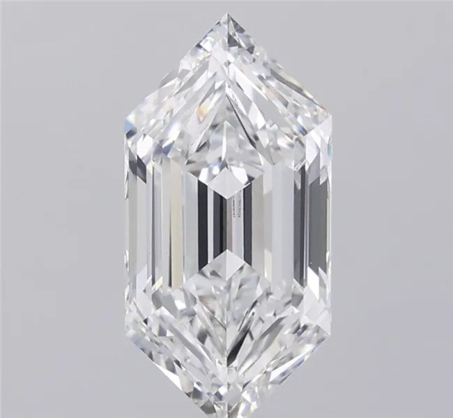 3.57ct Hexagonal Lab Grown Diamond (Colour E, Clarity VVS2, IGI Certified)