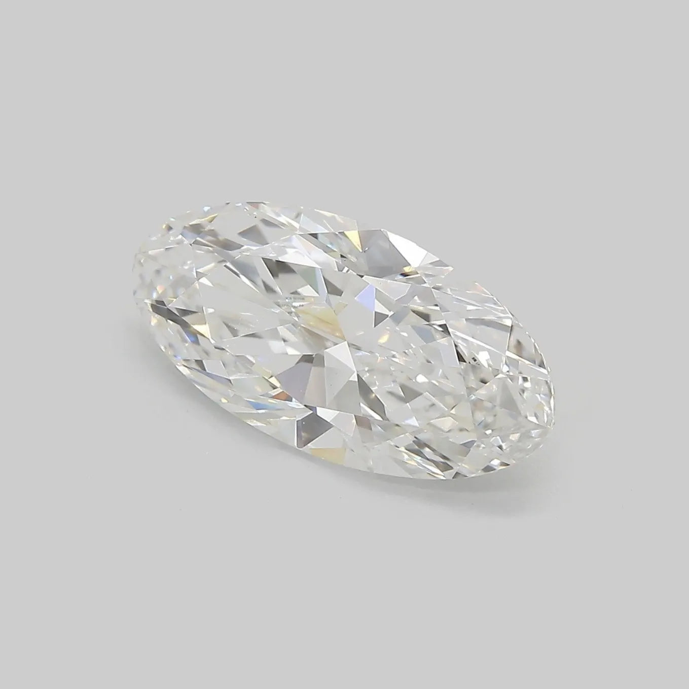 3.57ct oval lab grown diamond (colour f, clarity vvs2, igi certified)