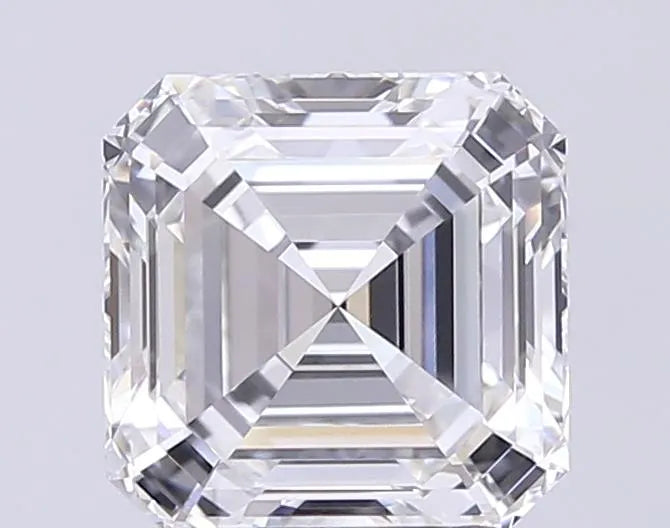 3.59ct asscher lab grown diamond (colour f, clarity vvs1, igi certified)