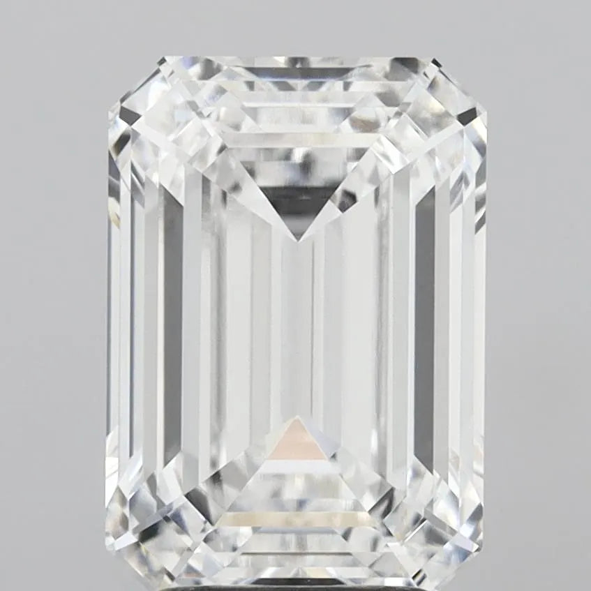 3.60ct emerald lab grown diamond (colour d, clarity vvs1, igi certified)