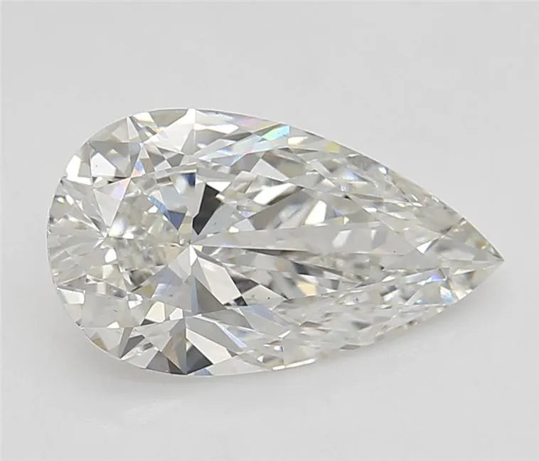 3.72ct pear lab grown diamond (colour g, clarity vs1, igi certified)