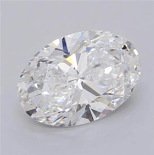 3.75ct Oval Lab Grown Diamond (Colour E, Clarity VVS2, IGI Certified)